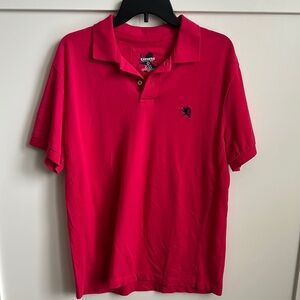 Express Men's Red Polo Shirt, Large